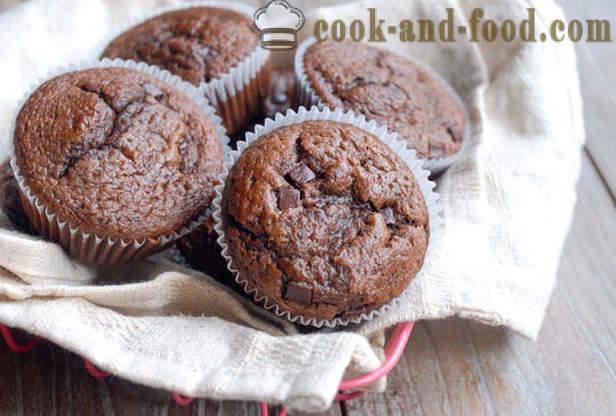 Csokoládé muffin - lépésről lépésre recept