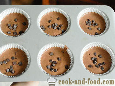 Csokoládé muffin - lépésről lépésre recept