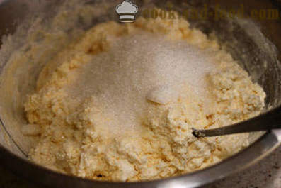Egyszerű méz sajttorta a sütőben - lépésről lépésre recept