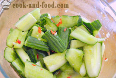 Kínai saláta friss uborka