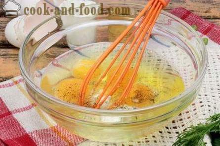 Recept omlett sütőben gyógynövények és a csirke