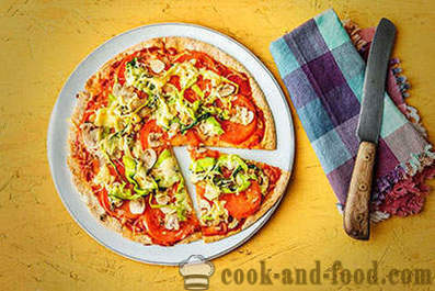 Recept pizza cukkini és gomba