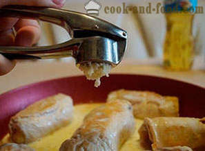 Csirke roll „Cordon Bleu” tejszínes mártással
