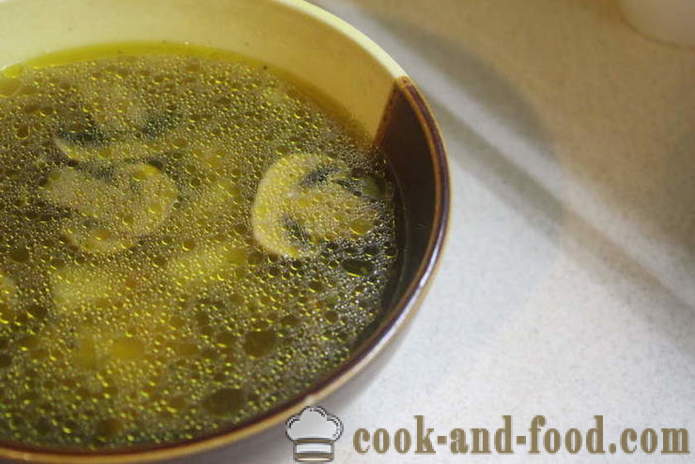 Kárpátalja leves fehér gomba -, hogyan kell főzni leves fehér gomba finom, egy lépésről lépésre recept fotók