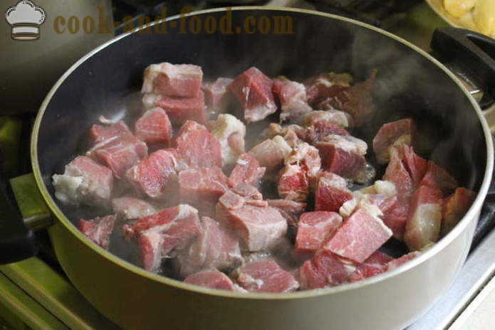 Párolt sertéshús rozmaringos körte -, hogyan kell főzni egy finom pörkölt sertés, lépésről lépésre fotókkal RECEP