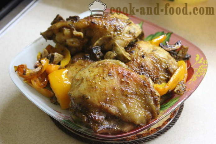 Csirke teriyaki szósz a sütőben - hogyan kell főzni a csirke teriyaki, lépésről lépésre recept fotók