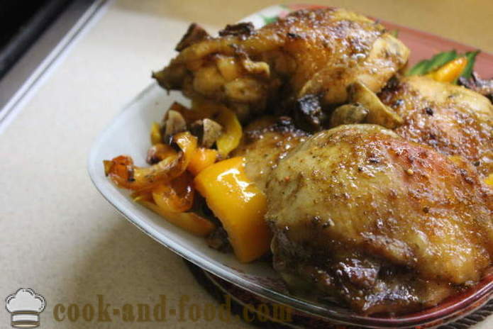 Csirke teriyaki szósz a sütőben - hogyan kell főzni a csirke teriyaki, lépésről lépésre recept fotók