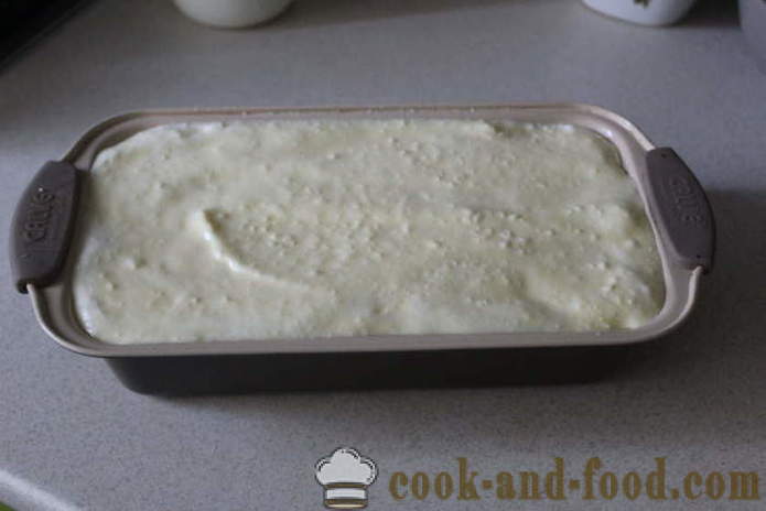 Vanília torta körtével és sajttal formákba öntjük - hogyan kell sütni egy tortát készített túró és körte az otthon, lépésről lépésre recept fotók