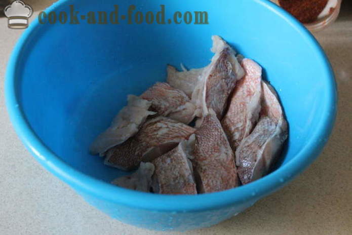 Fish pácolt ecetes hagymával és boróka -, hogyan kell főzni a pácolt hal otthon, lépésről lépésre recept fotók