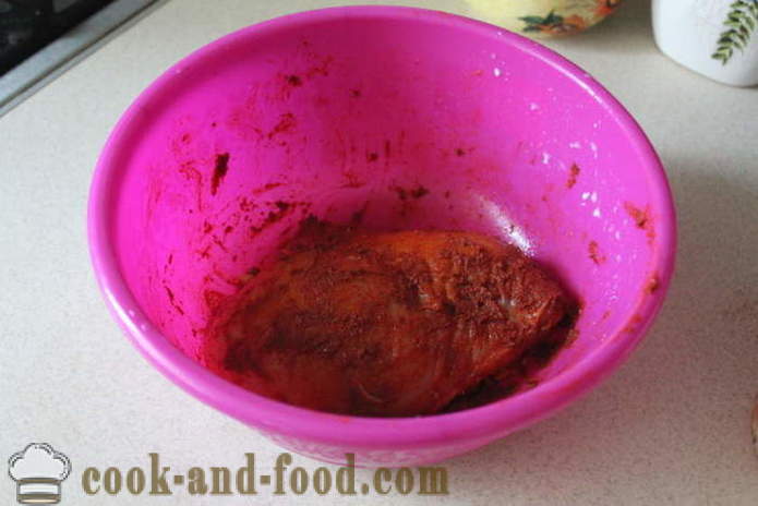Főoldal füstölt csirkét a sütőbe - hogyan kell főzni egy csirkemell füstölt otthon, lépésről lépésre recept fotók