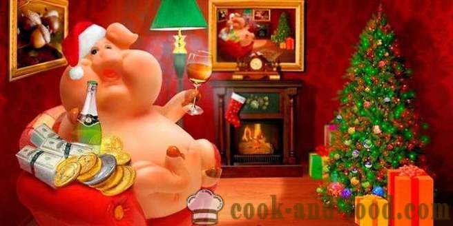 Karácsonyi koktélok és italok a 2019-es év a Pig - mi italok inni Szilveszter 2019 Szilveszter Receptek: alkoholos és alkoholmentes gyermekek és terhes