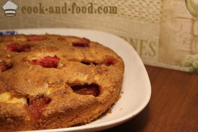 Szilva torta recept New York Times -, hogyan kell sütni American Pie szilva, fahéj, egy lépésről lépésre recept fotók