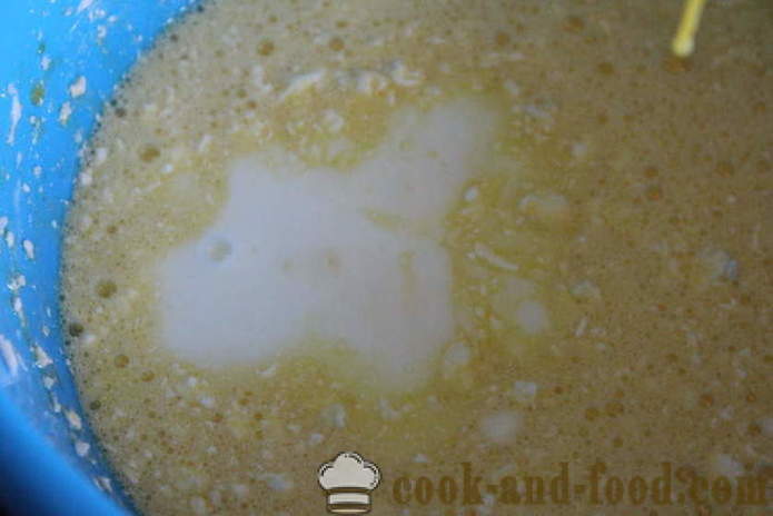 Finom sárgabarack torta kefir - hogyan sárgabarack pite a sütőben, a lépésről lépésre recept fotók