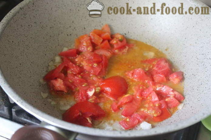 Olasz tészta paradicsommal és a hal -, hogyan kell főzni tésztát hal és paradicsom, egy lépésről lépésre recept fotók