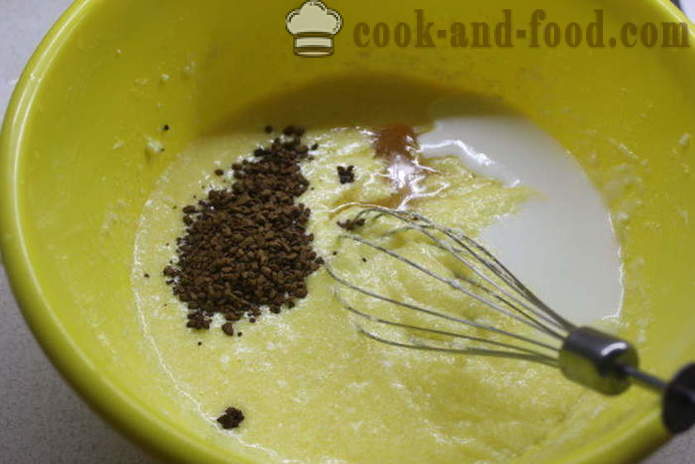 Kávé és muffin a sütőben méz -, hogyan kell sütni sütemények kefir szilikon formák, lépésről lépésre recept fotók