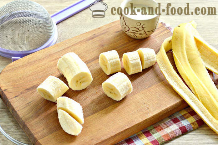 Tört banán turmixgépben csecsemők - hogyan kell főzni tört banán, hogy rávegyék, lépésről lépésre recept fotók