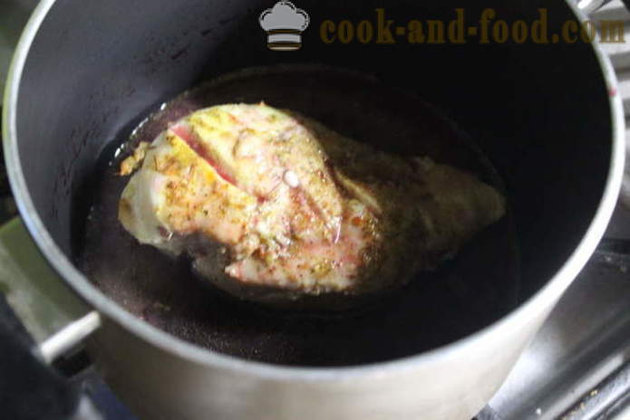 Juicy csirkemell kemencében sült tejfölös - hogyan kell főzni egy finom csirkemellet, lépésről lépésre recept fotók
