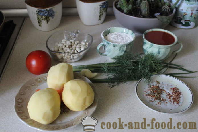 Bableves húsgombóccal - hogyan kell főzni leves babbal és húsgombóc, lépésről lépésre recept fotók