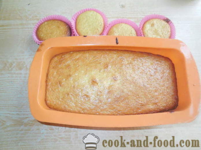 Egyszerű cupcake a majonéz és tejföl -, hogyan kell sütni egy tortát vaj nélkül, lépésről lépésre recept fotók