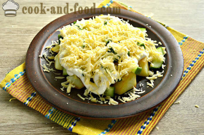 Meleg saláta burgonyával és majonézzel - hogyan kell főzni egy meleg saláta burgonya, egy lépésről lépésre recept fotók