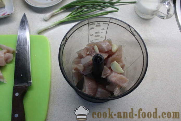 Húsgombóc leves darált csirke - hogyan húsgombóc leves darált húsból, egy lépésről lépésre recept fotók