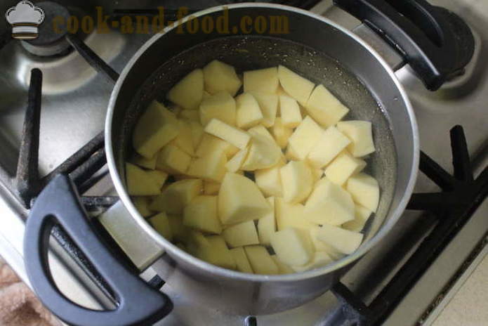 Cseh burgonya gombával -, hogyan kell főzni cseh gombával, lépésről lépésre recept fotók