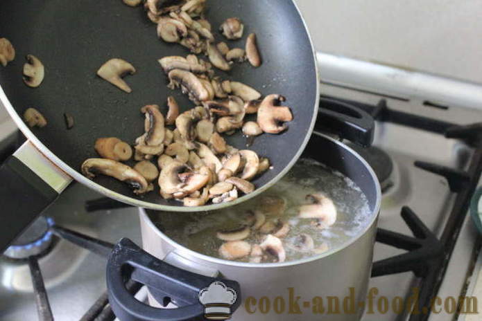 Cseh burgonya gombával -, hogyan kell főzni cseh gombával, lépésről lépésre recept fotók