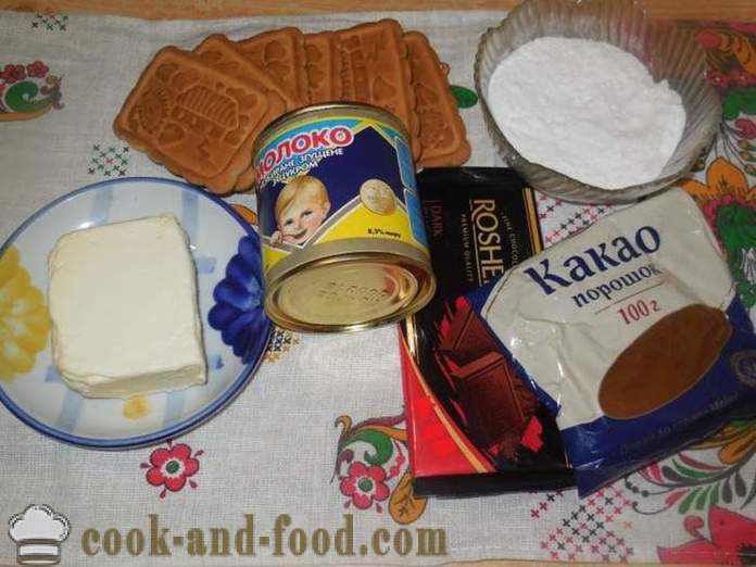 Házi torta, sűrített tej burgonya -, hogyan kell főzni egy tortát burgonya, lépésről lépésre recept fotók