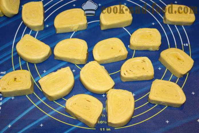 Nápolyi sfolyatelle - hogyan puff zsemle ricotta sajt, egy lépésről lépésre recept fotók