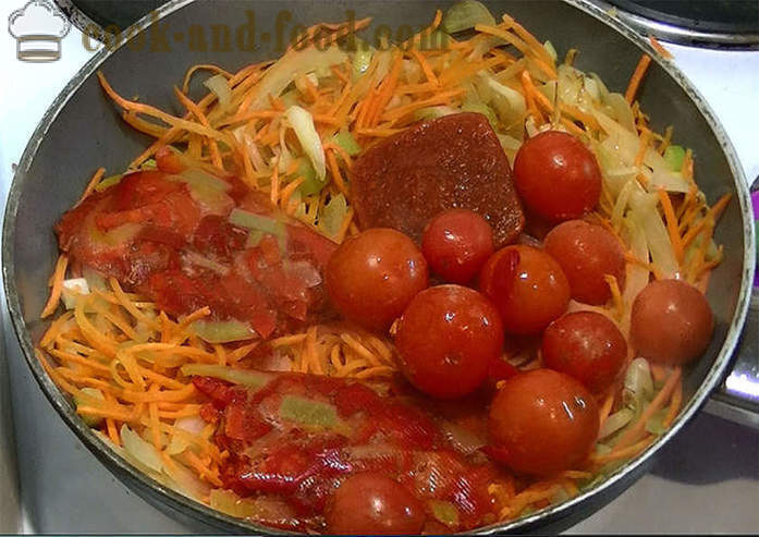 Diétás lasagna zöldséget és húst -, hogyan kell főzni lasagna az otthoni, lépésről lépésre recept fotók