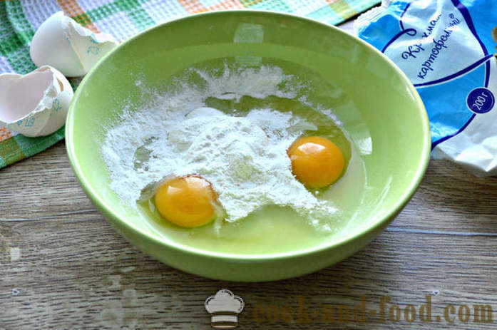 Tojás tekercs keményítővel és majonézzel - hogyan lehet palacsintát tojás saláta, lépésről lépésre recept fotók