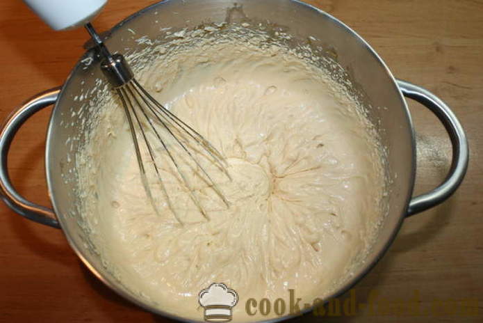 Túrós krém tiramisu tojás nélkül - hogyan tiramisu torta, lépésről lépésre recept fotók