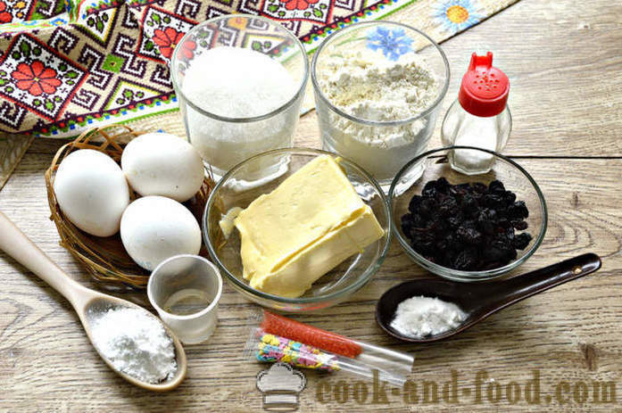 Húsvéti torta-torta szóda nélkül élesztő és tej -, hogyan kell főzni sütemény konzervdoboz a sütőben, a lépésről lépésre recept fotók