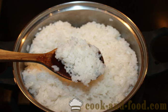 A legjobb sushi rizs rizs ecet - hogyan kell főzni rizst sushi otthon, lépésről lépésre recept fotók