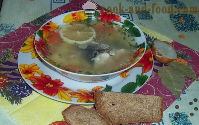 Ízletes leves ponty -, hogyan kell főzni leves ponty, a lépésről lépésre recept fotók