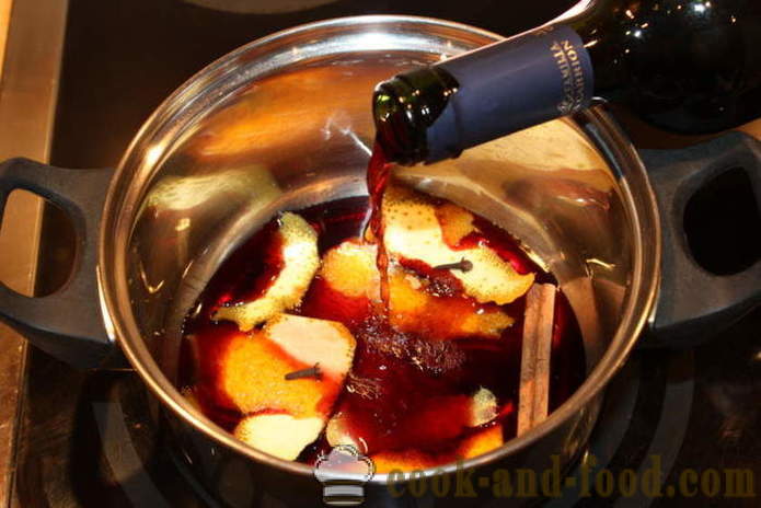 Körte forralt vörös száraz bor -, hogyan kell főzni egy forralt bor otthon, lépésről lépésre recept fotók