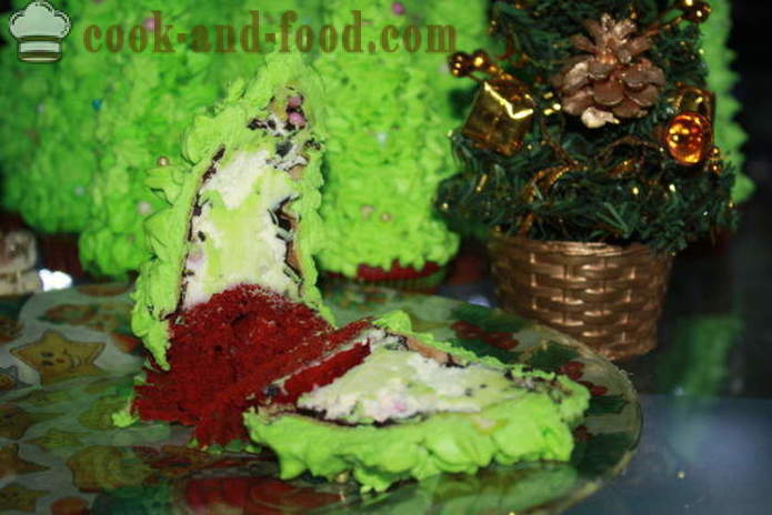 Karácsonyi sütemények Karácsonyfa - hogyan kell főzni karácsonyi sütemények karácsonyfa otthon lépésről lépésre recept fotók