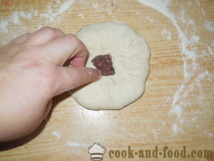 Tatár étel Cainari - hogyan tortilla húst a sütőbe, egy lépésről lépésre recept fotók
