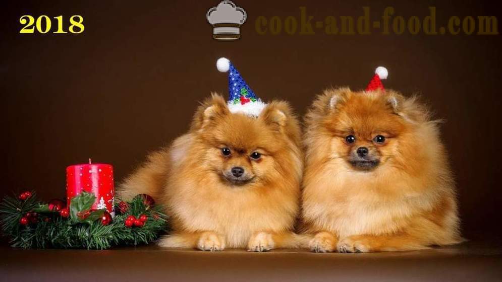 Karácsonyi Wallpaper 2018 kutyák, kutyák és kölykök - letöltés háttérképeket az asztalon ingyen