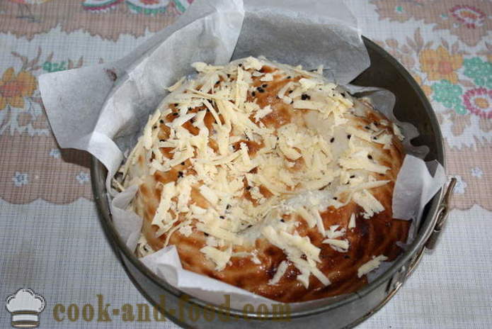 Üzbég sajtos kenyér a kemencében - hogyan kell főzni meleg szendvicsek sajttal otthon, lépésről lépésre recept fotók