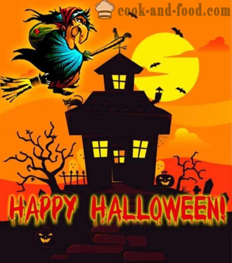 Scary Halloween kártyák délután - képek és képeslapok Halloween ingyen