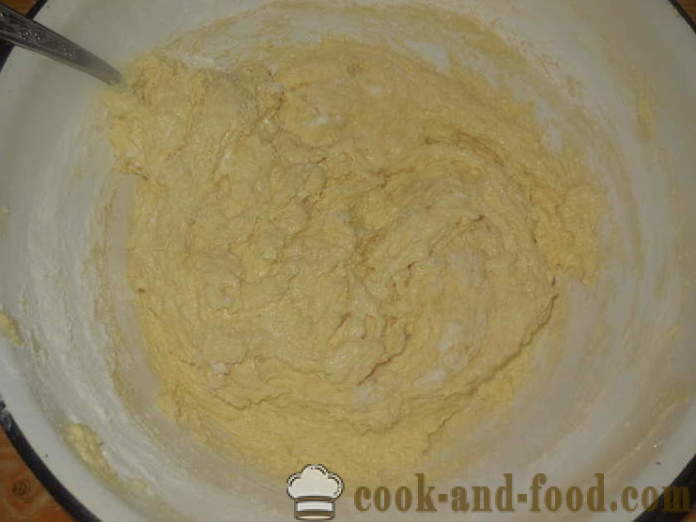 Ízletes túrós tészta sült piték és fánk - hogyan túrós tésztát szóda, lépésről lépésre recept fotók
