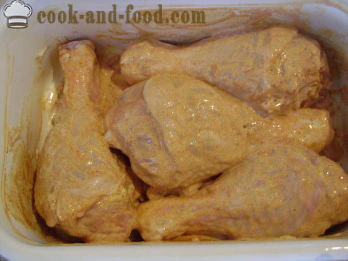 Sült csirkecomb - hogyan kell főzni egy finom csirkecomb a sütőben, a lépésről lépésre recept fotók