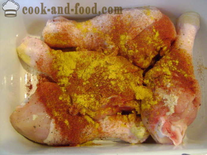 Sült csirkecomb - hogyan kell főzni egy finom csirkecomb a sütőben, a lépésről lépésre recept fotók