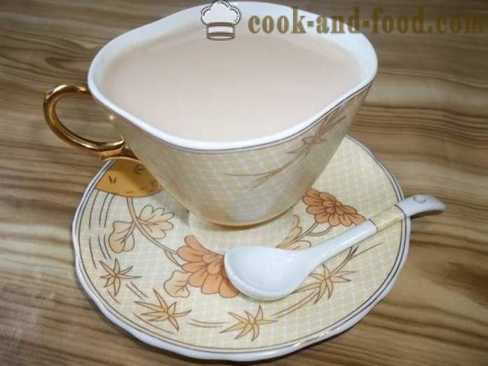 Klasszikus masala tea tejjel és fűszerek - hogyan tea, chai tejjel, egy lépésről lépésre recept fotók