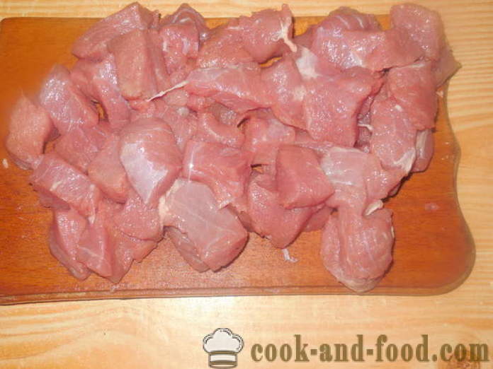 Bulgur búza zabkása hús és zöldség -, hogyan kell főzni Bulgur multivarka, lépésről lépésre recept fotók