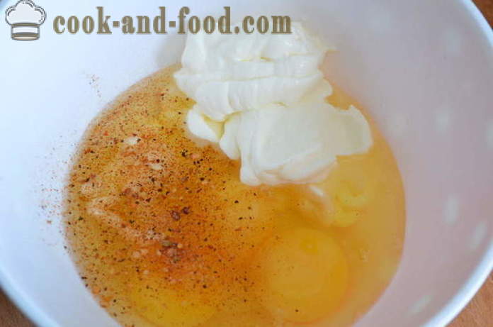 Omlett karfiol sütőben - milyen finom karfiol süssük a sütőben, a lépésről lépésre recept fotók