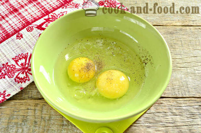 Omlett padlizsán és a paradicsom -, hogyan kell elkészíteni a sült padlizsán tojást és paradicsomot, egy lépésről lépésre recept fotók