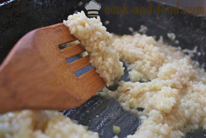 Házi húsleves rizottó bor -, hogyan kell főzni rizottó otthon, lépésről lépésre recept fotók