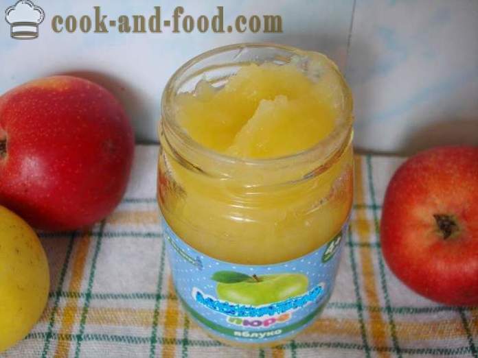 Baba almaszósszal friss almából - hogyan almaszósz baba otthon, lépésről lépésre recept fotók